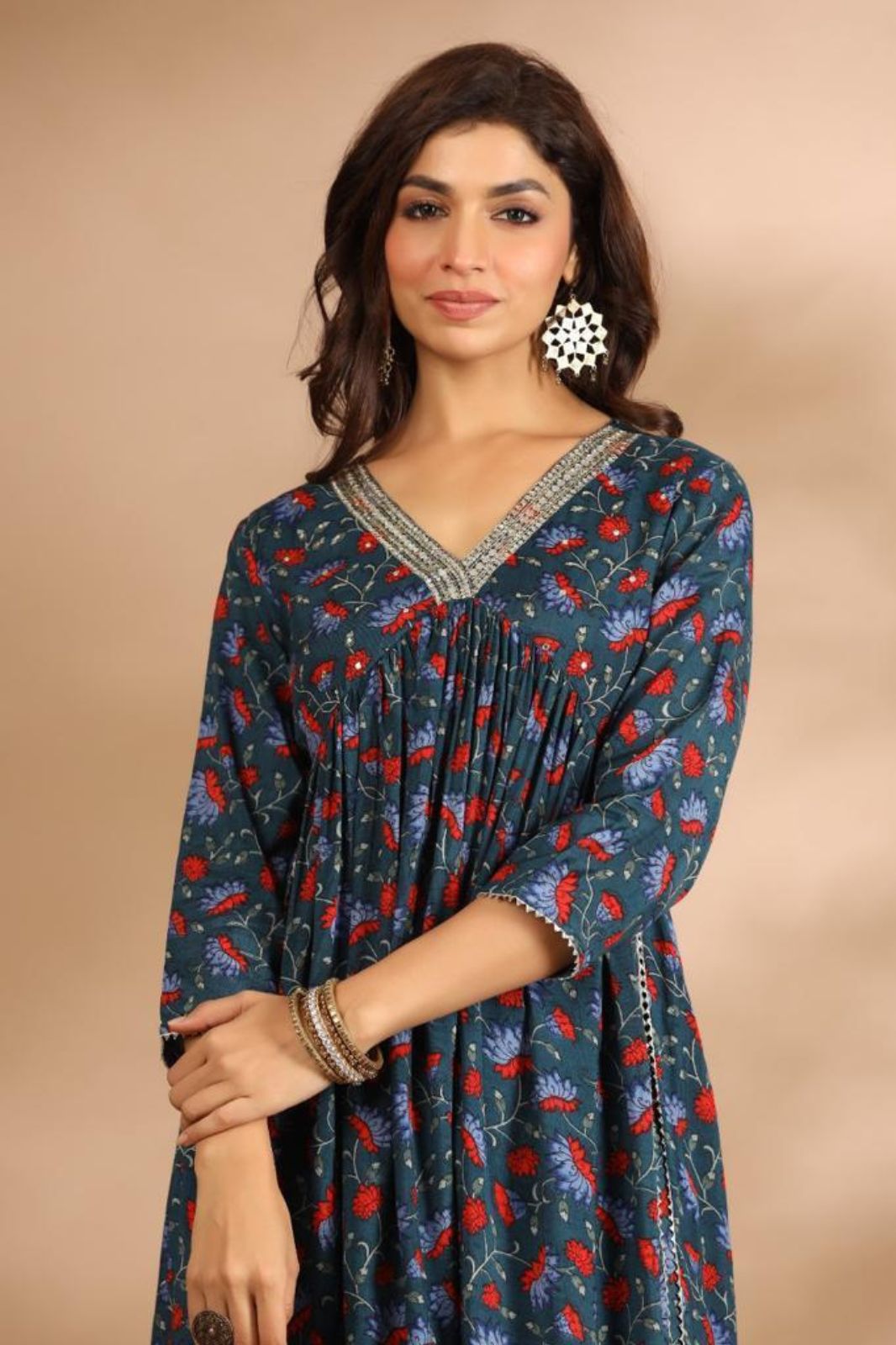 Buy Pure Comfort Women's Rayon Party And Office Wear Straight Long Kurti.  at Amazon.in
