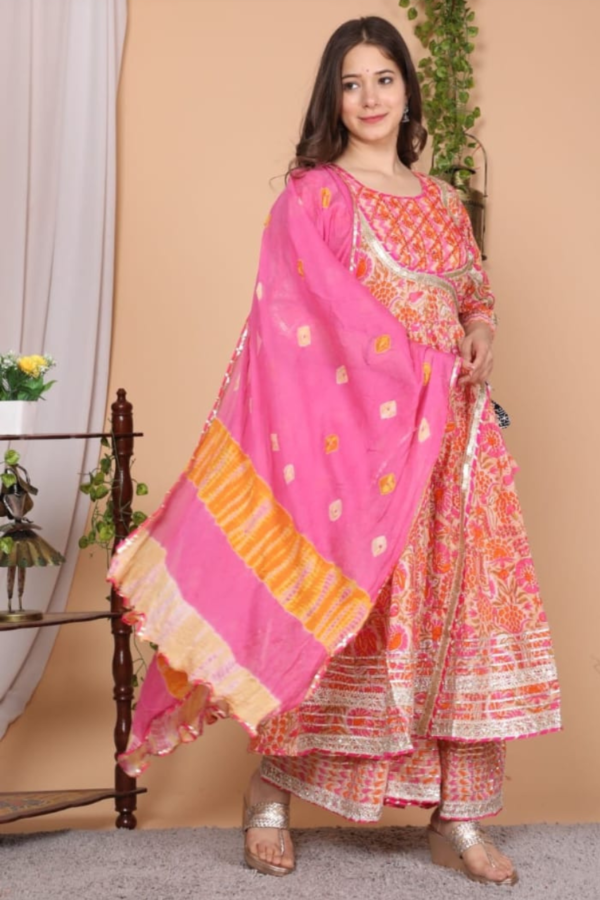 Kurti,plazzo,dupatta set, party wear